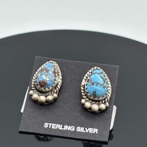 NWT Genuine Golden Hills Sterling Silver Stud Earrings